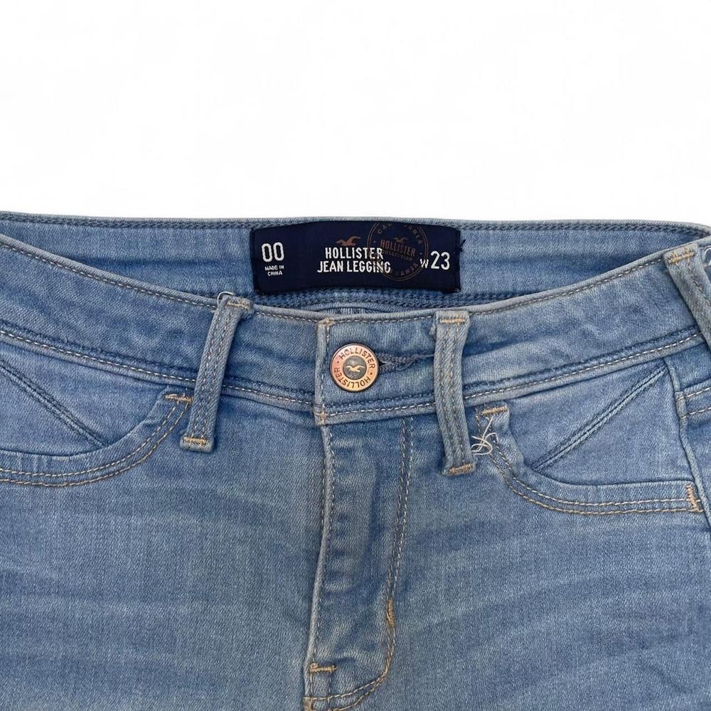 Hollister blue denim shorts size 00 - Picture 2 of 5